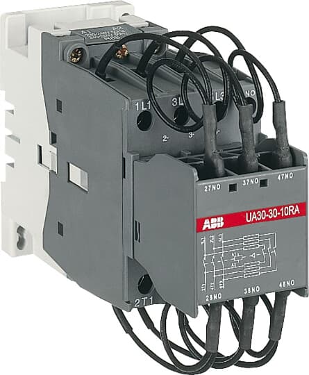 ABB UA26-30-10RA 220-230V 50Hz/ 230-240V 60Hz, 400-415V 22 Kvar capacitor contactor